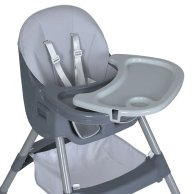 Стульчик для кормления Bambi с регулировкой, серый M 5722 Gray