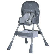 Стульчик для кормления Bambi с регулировкой, серый M 5722 Gray