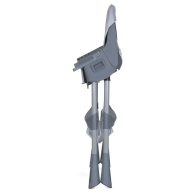 Стульчик для кормления Bambi с регулировкой, серый M 5722 Gray