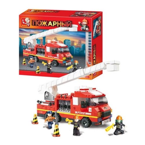 Конструктор SLUBAN M38-B0221  Пожарные спасатели 267 дет