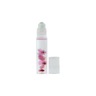 Масло-блеск для губ Lukky Aqua Fleur в ролике с розовыми цветами T22004