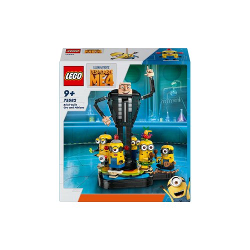 Конструктор Lego Гадкий я 4 Гру и миньоны из кубиков, 839 деталей 75582
