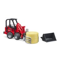 Мини-погрузчик Bruder Schaffer Compact 2630 з аксессуарами 02192