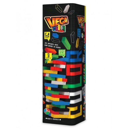 Настольная игра Danko Toys Дженга Vega Color, укр GVC-01U