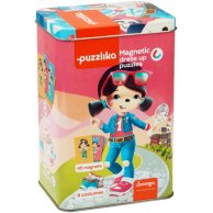 Магнитные пазлы "Куклы"