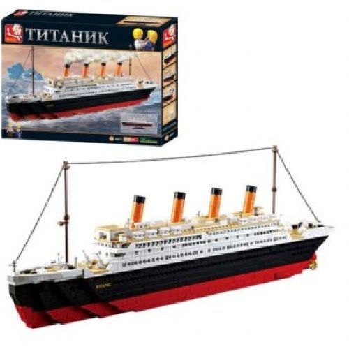 Конструктор SLUBAN M38-B0577 Titanic, 651-280мм, фигурки, 1012дет