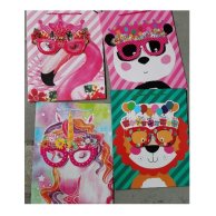Пакет подарочный бумажный M "Nerd animals" TL00055-M