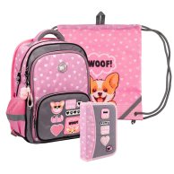 Набор YES Рюкзак, пенал, сумка для обуви S-72_Collection I Love Corgi Корги 559792