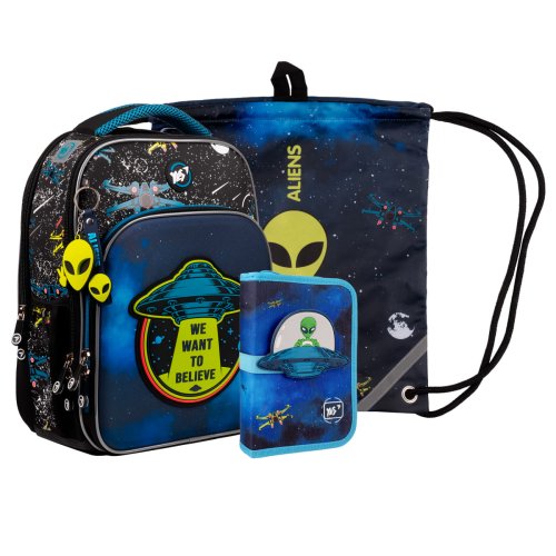 Набор YES Рюкзак, пенал, сумка для обуви S-78_Collection UFO НЛО 559770