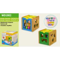 Деревянный куб логика (WD1902)
