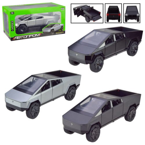 Металлическая машинка Автопром Tesla Cybertruck, 1:24, в ассорт. T2401KI