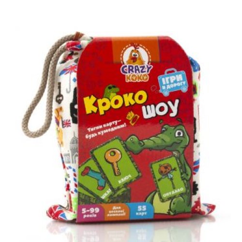 Игра в мешочке "Крокошоу" (укр) (VT8077-10)