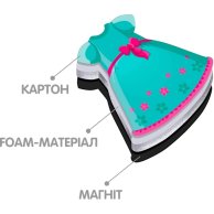 Магнитная одевашка Vladi Toys "Соня" укр VT3702-07