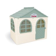 Игровой домик Doloni Toys со шторками, бело-серый 02550/12