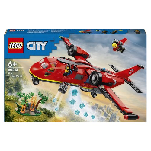 Конструктор Lego City Пожарный спасательный самолет, 478 деталей 60413