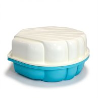 Песочница-бассейн Doloni Toys Ракушка бело-бирюзовая 01236/11