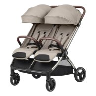 Прогулочная коляска двухместная Carrello Link CRL-6533 Island Beige