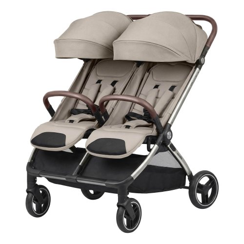 Прогулочная коляска двухместная Carrello Link CRL-6533 Island Beige