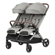 Прогулочная коляска двухместная Carrello Link CRL-6533 Cliff Grey