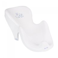 Детская горка для купания Tega Baby антискользящая Bunny white белая KR-003-103