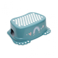 Детская ступенька Tega Baby антискользящая Meteo turquoise голубая ME-006-165