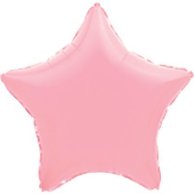 Фольгированные шары без р 32" звезда пастель pink
