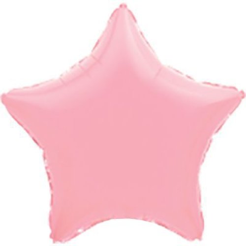 Фольгированные шары без р 32" звезда пастель pink