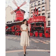 Картина по номерам "Moulin Rouge" 40*50см КНО4657