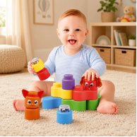 Развивающий конструктор Kiddi Smart Kiddi Soft Чудозвуки и цвета 04141