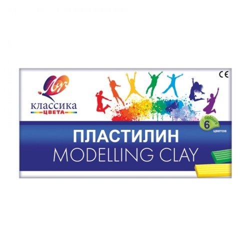 Пластилин Луч "Классика" 6 цв. со стеком (540 222)