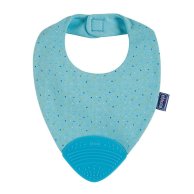 Слюнявчик Chicco "GIMMY BIB" с прорезывателем для зубок, голубой 02581.20
