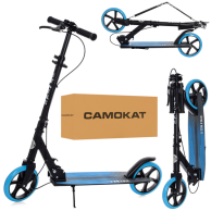 Детский самокат I-Trike двухколесный, PU 200 мм, голубой SR2-049-1-BBL