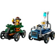 Конструктор Lego City Самолет против больничной койки, 70 деталей 60459