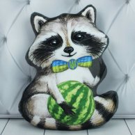 Мягкая игрушка Енотик з арбузиком 00284-161