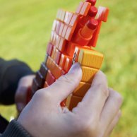 Бластер-топор Hasbro Nerf Minecraft Firebrand Майнкрафт, 6 патронов F8953