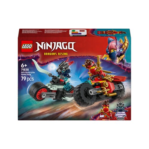 Конструктор Lego Ninjago Скоростная гонка Кая на мотоцикле, 79 деталей 71838