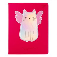 Школьный дневник YES Cat. Angelcat Кот, твердый с тиснением и голографией 911401