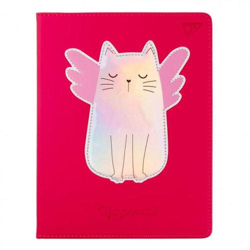 Школьный дневник YES Cat. Angelcat Кот, твердый с тиснением и голографией 911401