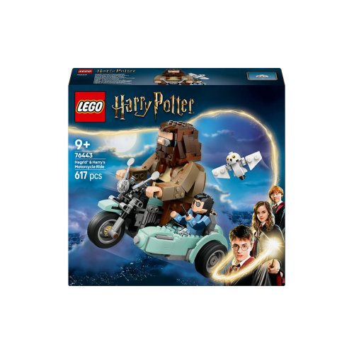 Конструктор Lego Harry Potter Поездка Хагрида и Гарри на мотоцикле, 871 деталь 76443