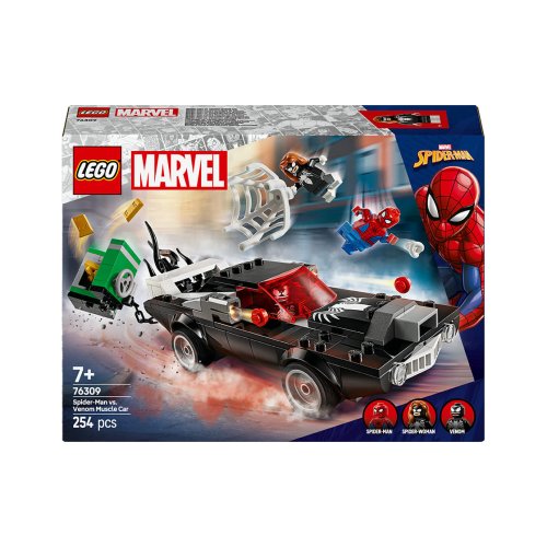 Конструктор Lego Marvel Super Heroes Человек-паук против маслкара Венома, 254 детали 76309