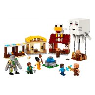 Конструктор Lego Minecraft Нападение на деревню с воздушным шаром Гаст, 555 деталей 21273