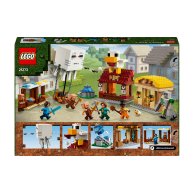 Конструктор Lego Minecraft Нападение на деревню с воздушным шаром Гаст, 555 деталей 21273