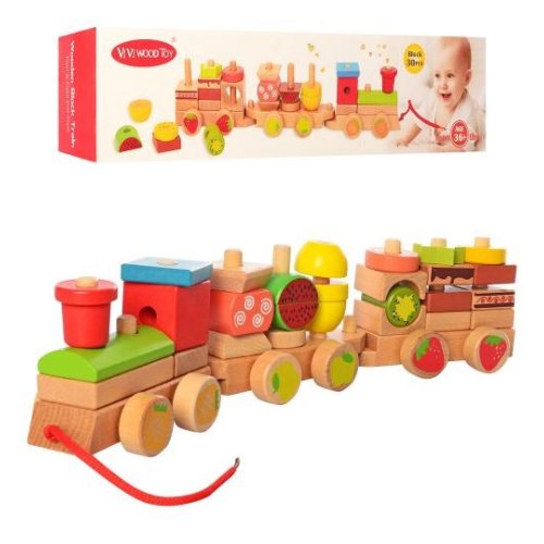 Деревянная игрушка Паровозик (MD2374)