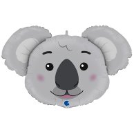Гелиевый шар фольга Коала голова (3207-2719)