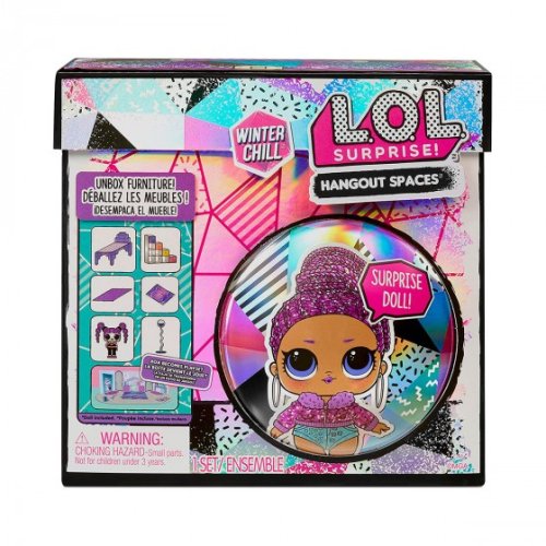 Игровой набор с куклой L.O.L. SURPRISE! "Маленькие комнатки" - ЗИМНИЙ СЬЮТ КОРОЛЕВЫ ШИК(576631)