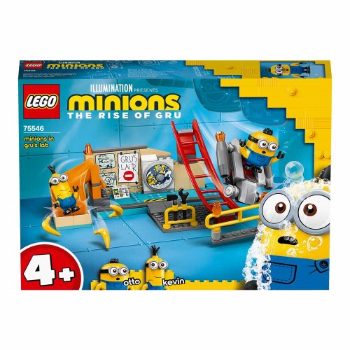 Конструктор LEGO® Minions Миньоны в лаборатории Грю 87 деталей (75546)