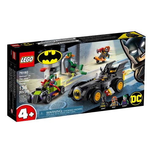 Конструктор LEGO® Super Heroes Бэтмен против Джокера: погоня на Бэтмобиле 136 деталей (76180)