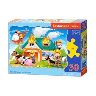 Пазлы Castorland 30 эл. Пожарная бригада (B-03525)