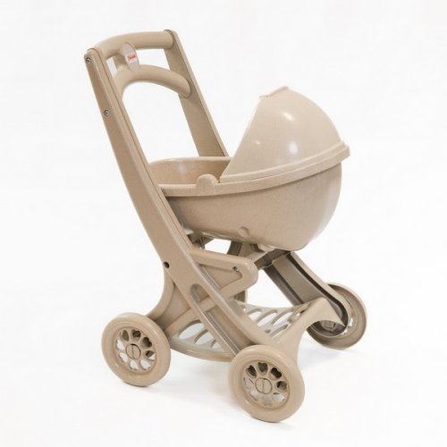 Коляска для кукол Doloni Toys с люлькой Эко линия, бежева 0121/02eco