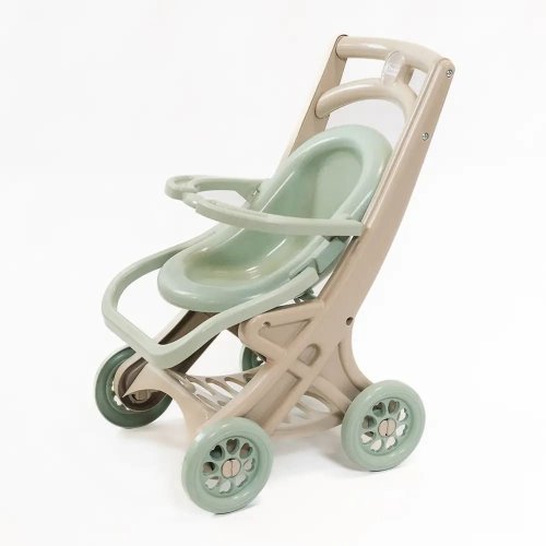 Коляска для кукол Doloni Toys с шезлонгом Эко линия, бирюзовая 0122/01eco